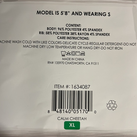 NWT Honeydew super soft pajama set size XLG animal print calm cheetah super soft - Picture 2 of 6